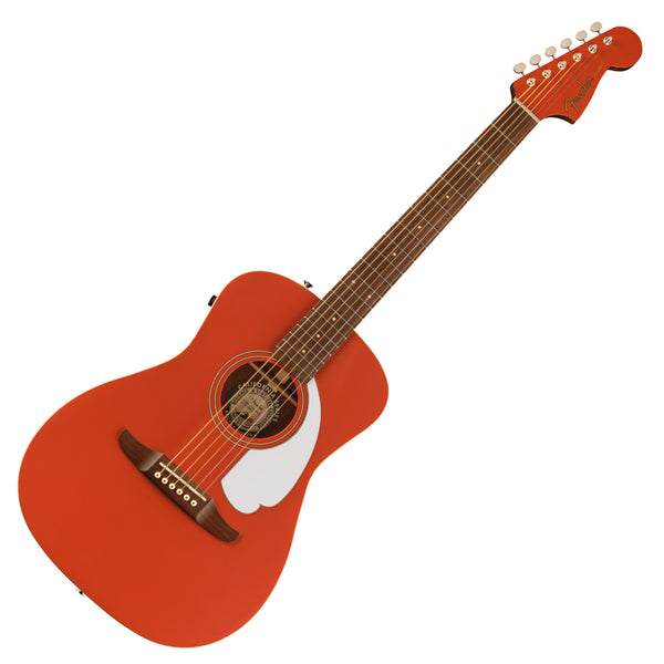 Fender Malibu Player Acoustic Electric in Fire Red Walnut Fingerboard - 0970722540