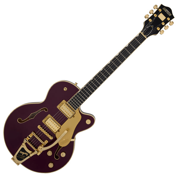 Gretsch Broadkaster Jr LX Electric Guitar Center Block Bigsby Ebony in Blackberry - 2401859846