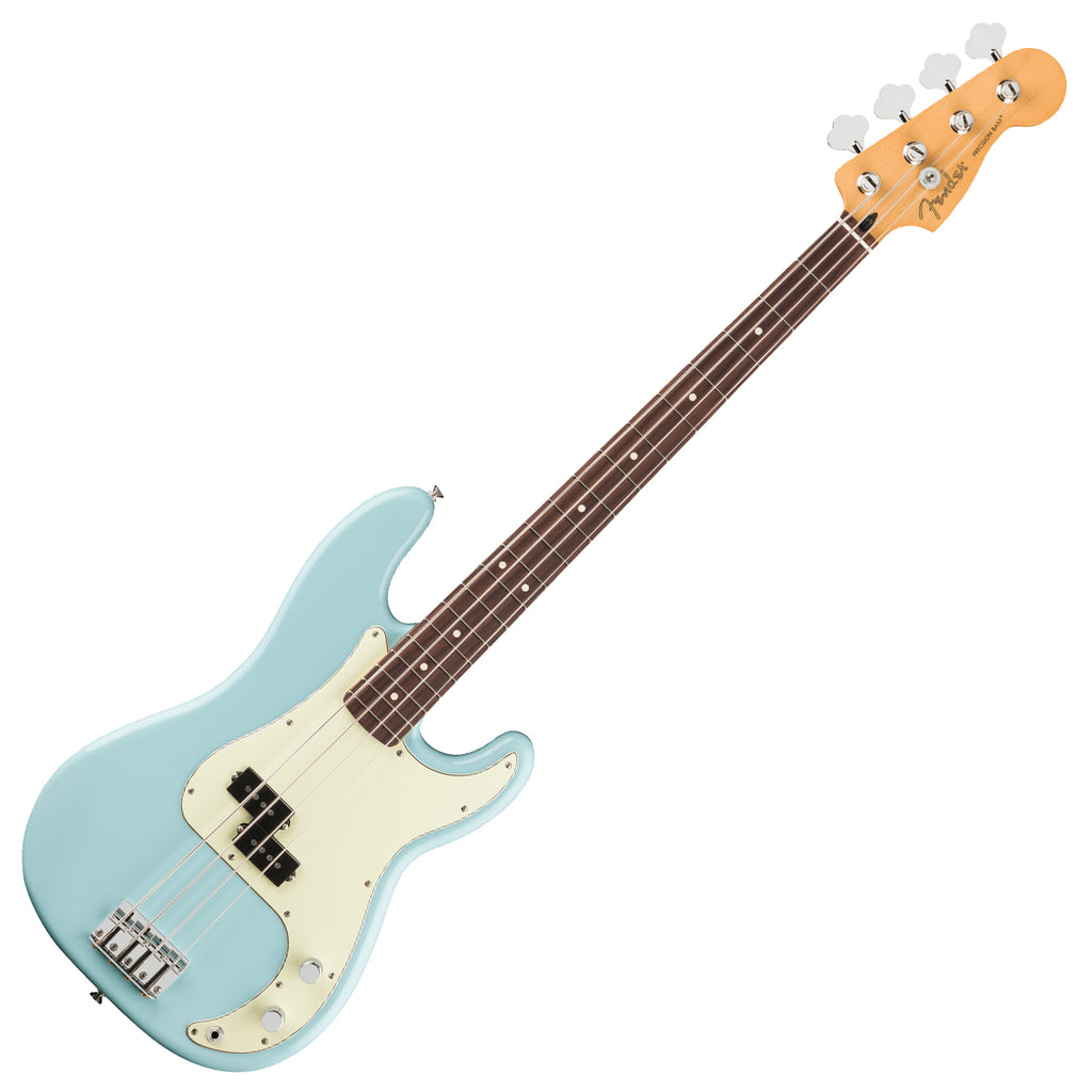 Fender 75th Anniversary Player II Precision Electric Bass Rosewood in Daphne Blue - 0146470504