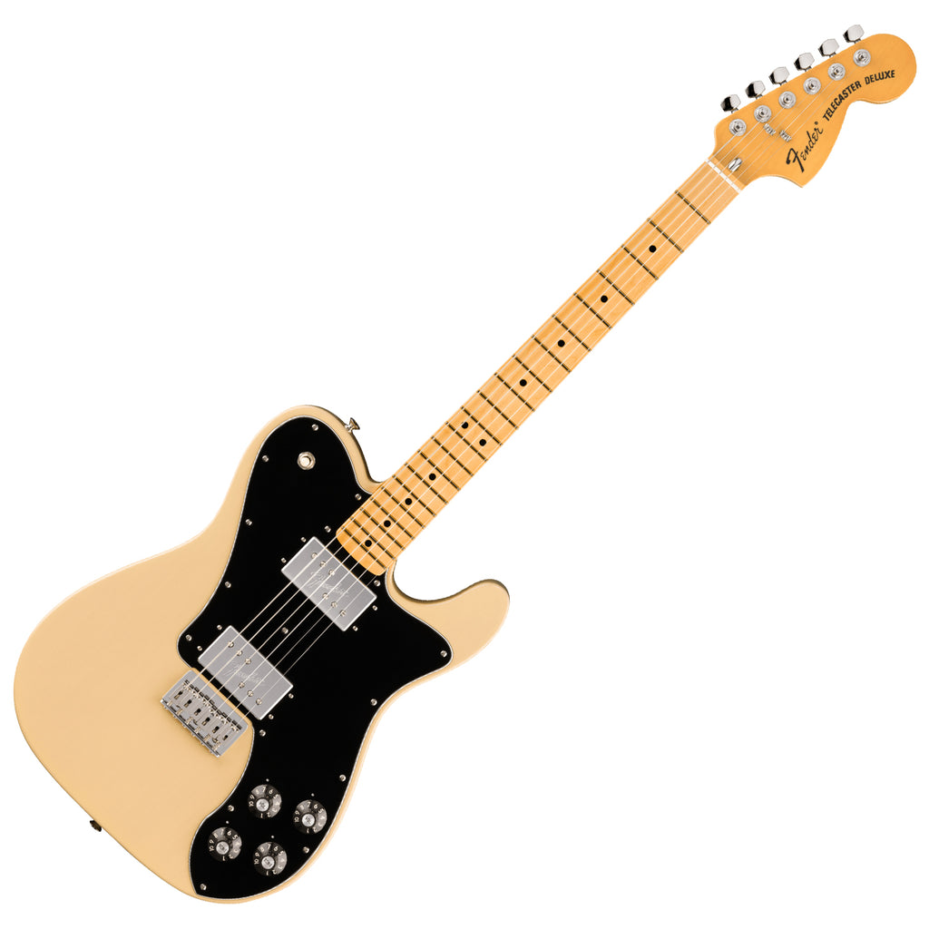 Fender American Vintage II 1975 Telecaster Deluxe Electric Guitar Maple in Vintage Blonde w/Case - 0110332807