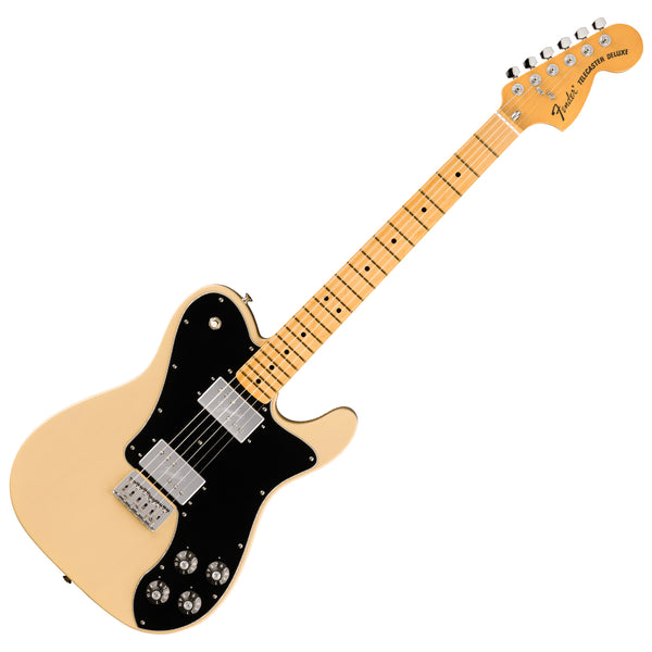 Fender American Vintage II 1975 Telecaster Deluxe Electric Guitar Maple in Vintage Blonde w/Case - 0110332807