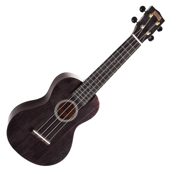 Mahalo Hano Concert Ukulele in Translucent Black- MH2TBK
