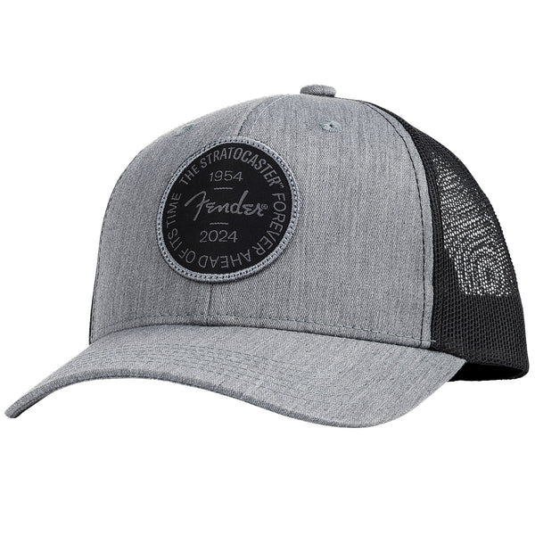 Fender Stratocaster 70th Anniversary Badge Hat in Gray Heather - 9122421501