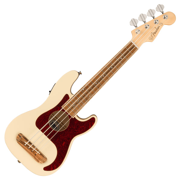 Fender Fullerton P-Bass Electric Bass Ukulele in Olympic White No Bag - 0970583505