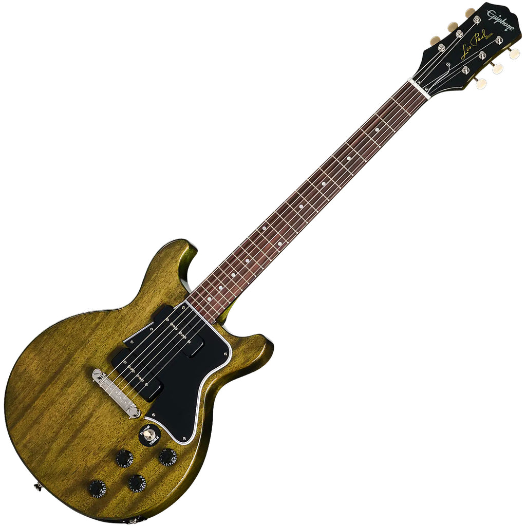 Epiphone Inspired by Gibson Les Paul Special Double Cut Electric Guitar in Silver Fox w/Gig Bag - EILSDSFNH