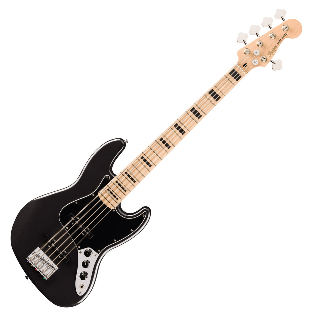 Squier Affinity Active Jazz V Electric Bass in Black Metallic - 0378753565