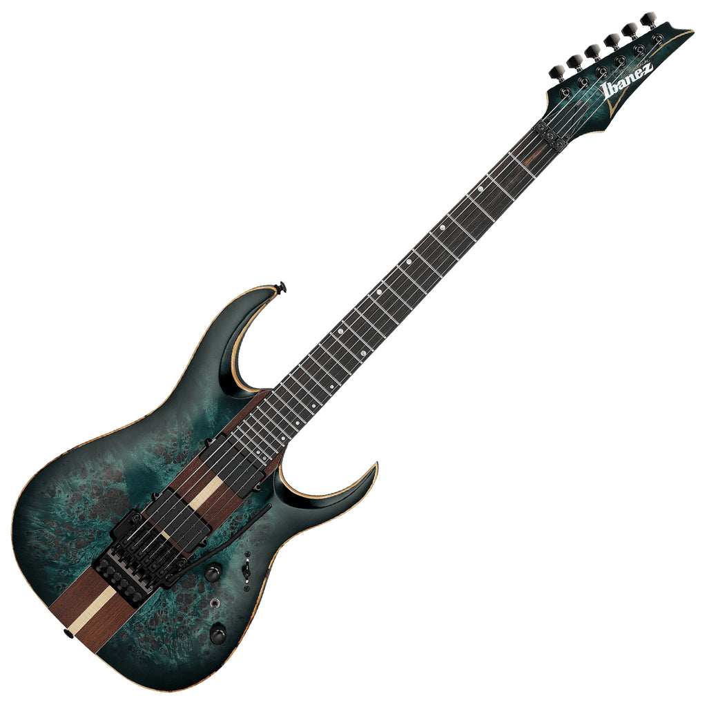 Ibanez RGA Premium Electric Guitar in Cosmic Blue Burst Low Gloss w/Bag - RGA20P1PBCUL
