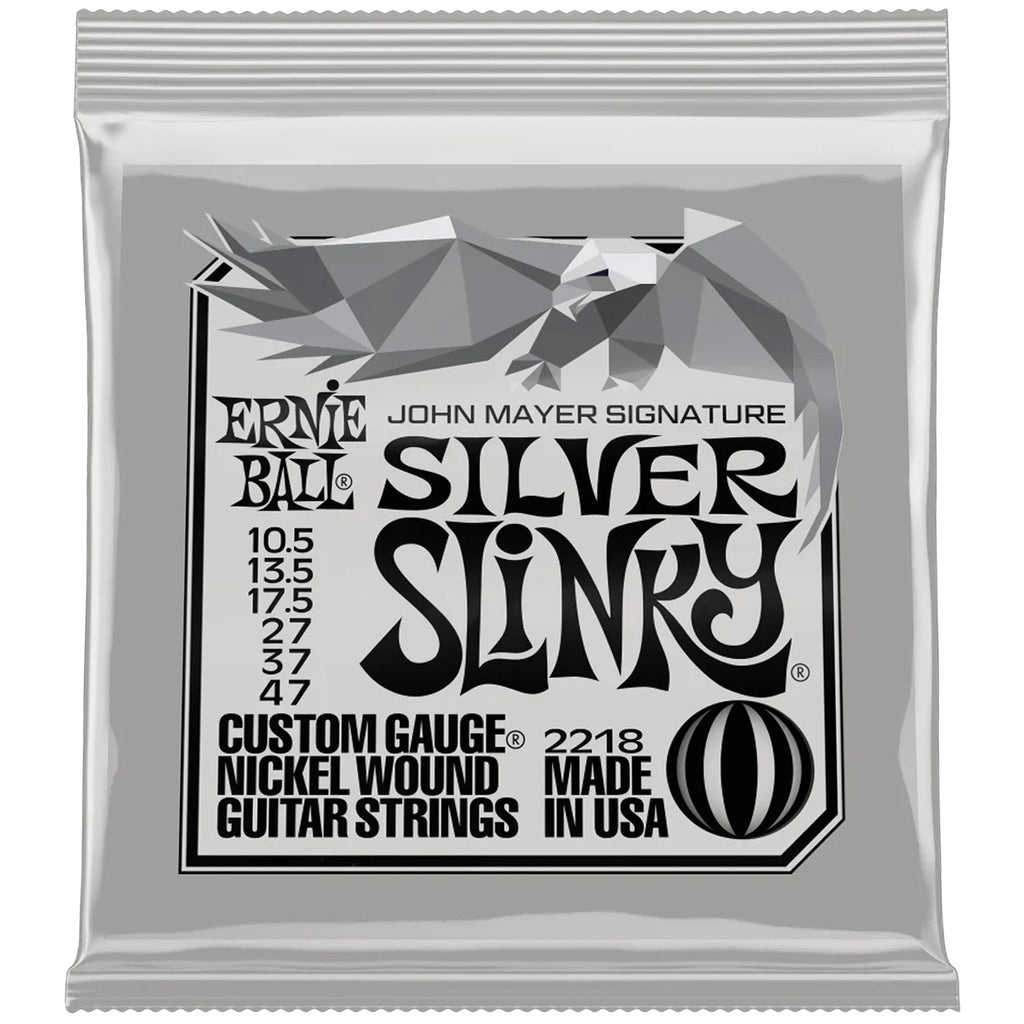 Ernie Ball John Mayer Signature Silver Slinky Electric Strings 10.5 to 47 - 2218EB