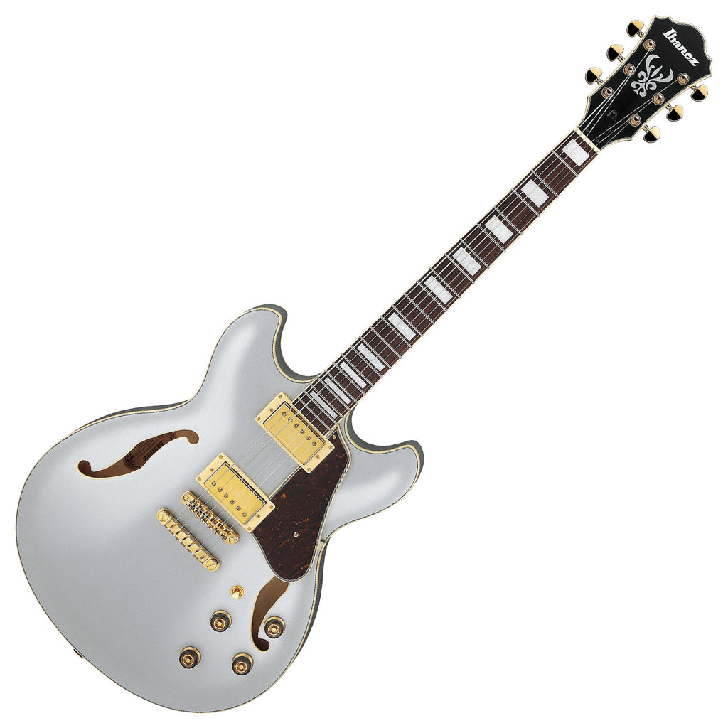 Ibanez AS Artcore Electric Guitar in Moonstone Silver Flat w/Bag - AS73GMSF