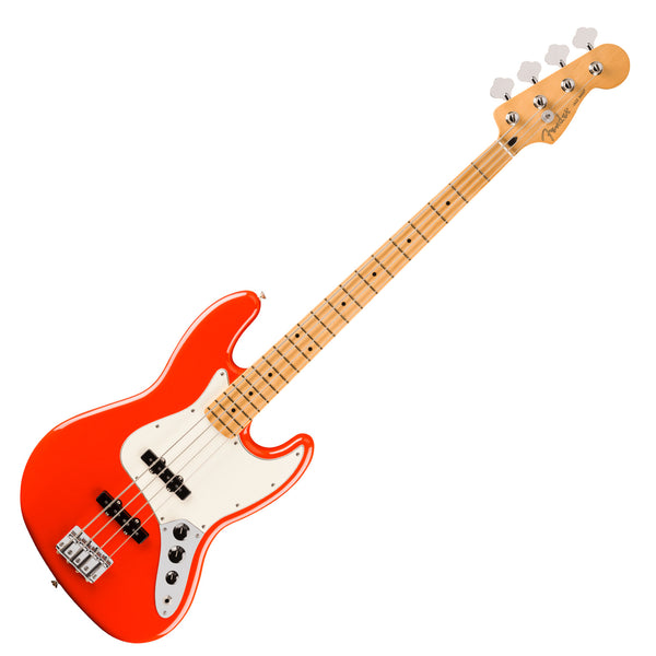 Fender Player II Jazz Electric Bass in Coral Red - 0140482558