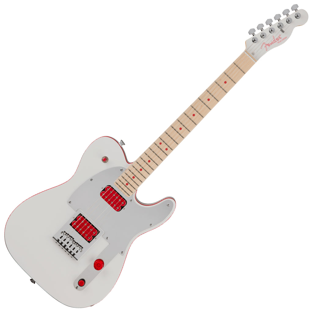 Fender John 5 Ghost Telecaster Electric Guitar in Arctic White - 0262310580