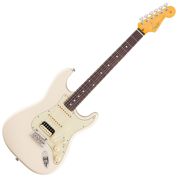 Fender American Professional Stratocaster HSS Rosewood in Olympic White w/Case - 0111120705