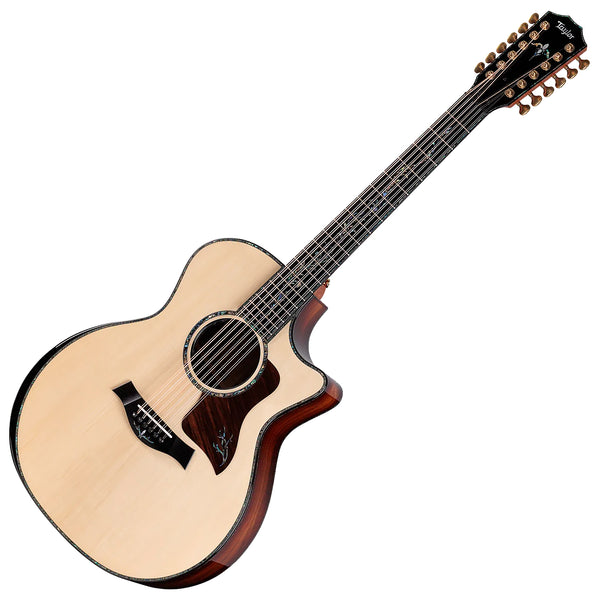 Taylor GA Next Generation 12 String Acoustic Electric Adirondack Spruce Honduras Rosewood in Natural w/Case - PS54CEAHRNNG