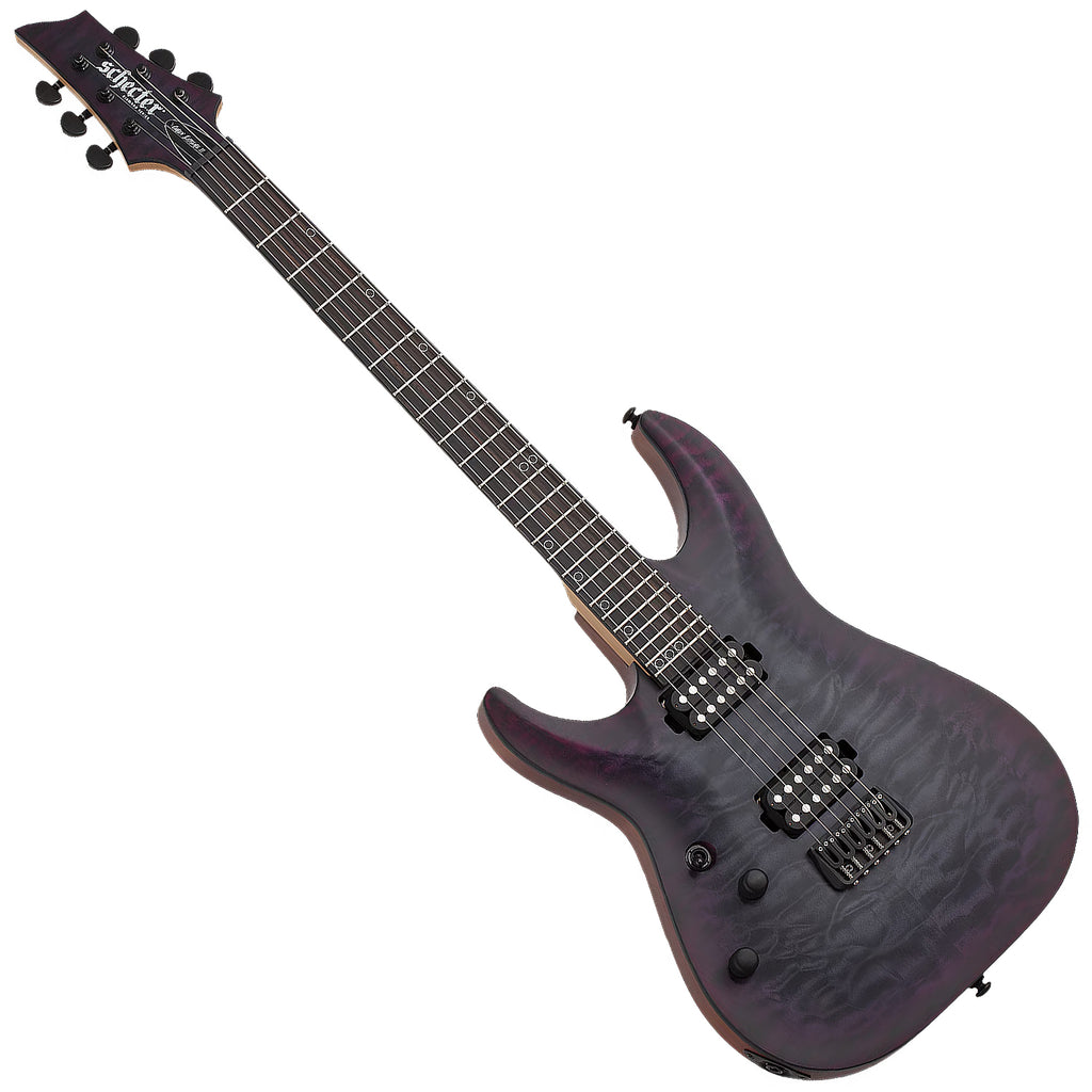 Schecter Omen Extreme II Left Hand Electric Guitar in Nocturne Shadow - 1326SHC
