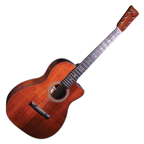 Recording King Tonewood Reserve Koa 00 Cutaway Acoustic Guitar w/Case - RP2729C