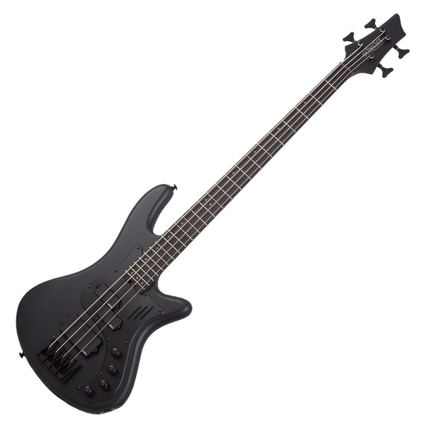 Schecter STILETTO 4 STEALTH PRO Electric Bass in Satin Black - 2270SHC
