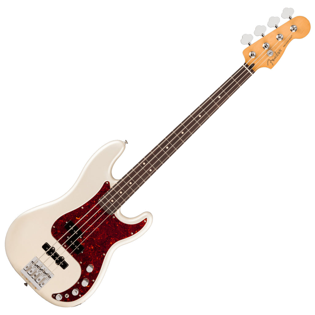 Fender Player II Modified Active Precision Electric Bass Rosewood in Olympic Pearl - 0147490323