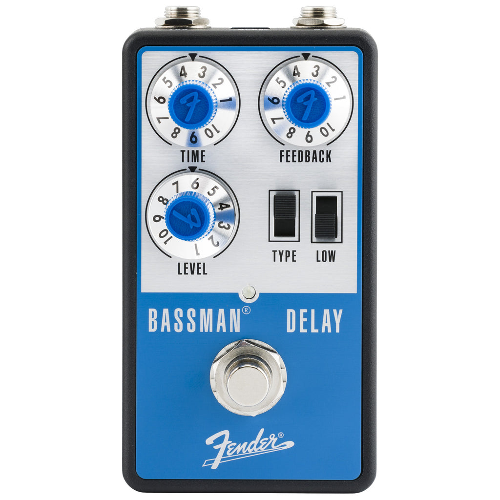 Fender Bassman Delay Bass Effects Pedal 2 Professional DSP Algorithms - 0234612000