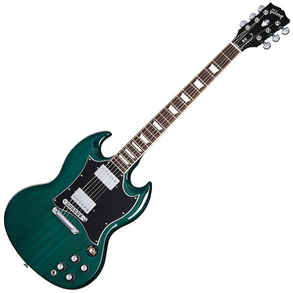 Gibson Custom Colour Series SG Standard Electric Guitar in Translucent Teal w/Case - SGS00TLCH