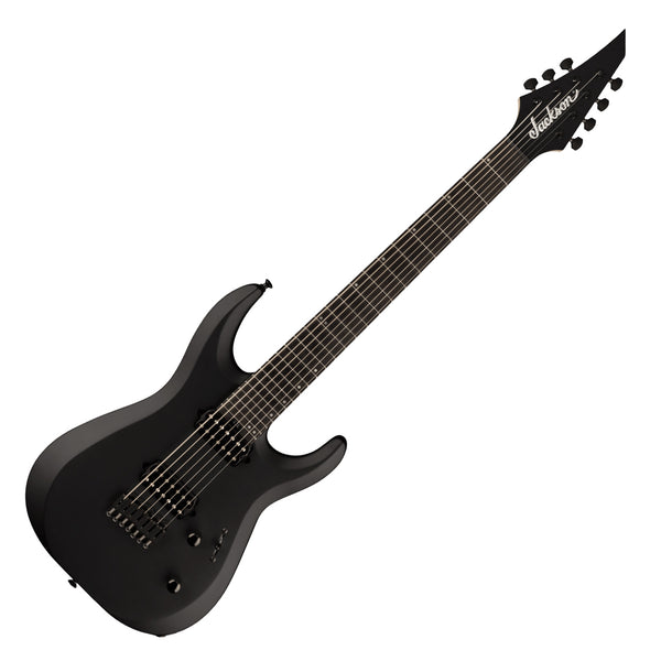 Jackson PRO PLUS Series 7 String Dinky Electric Guitar MDK7P Hard Tail in Satin Black- 2910003568