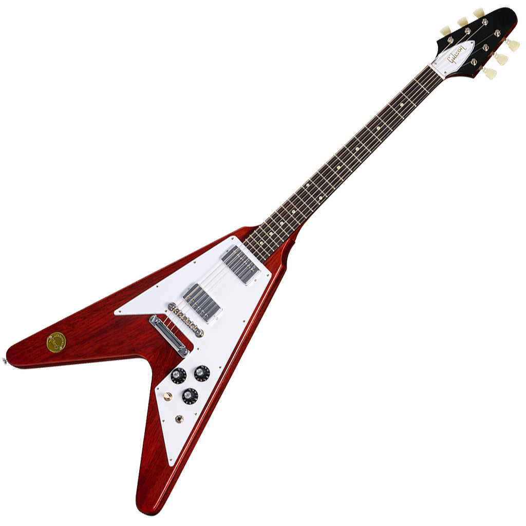 Gibson Custom Historic 1971 Flying V Medallion Reissue Electric Guitar in Mahogany Cherry w/Case - 71FVMVOMCCH