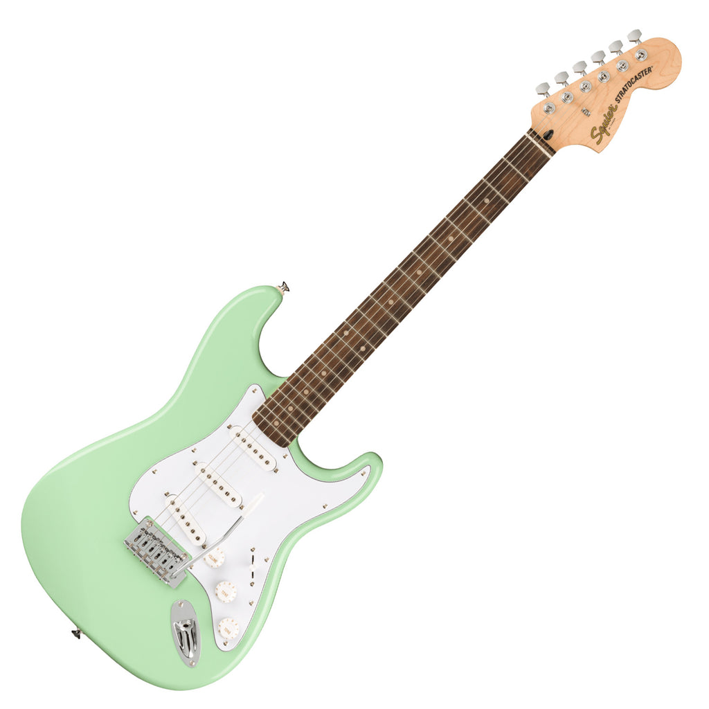 Squier FSR Affinity Stratocaster Electric Guitar Maple in Surf Green - 0378000557