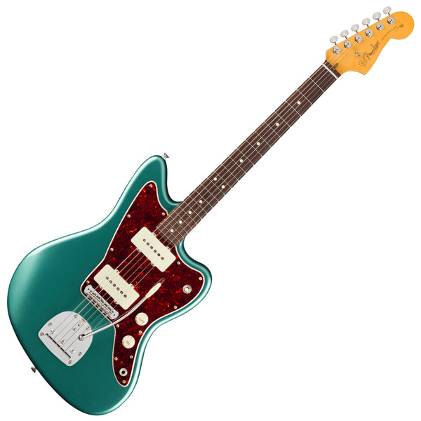 Fender American Professional Classic Jazzmaster Electric Guitar Rosewood in Faded Sherwood Green Metallic w/Deluxe Bag - 0114980374