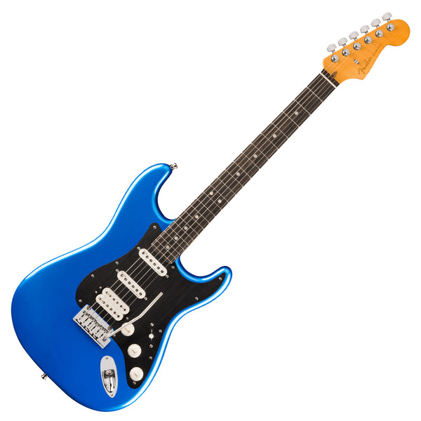 Fender American Ultra II HSS Stratocaster Electric Guitar Ebony Fingerboard in Noble Blue w/Case - 0119151776