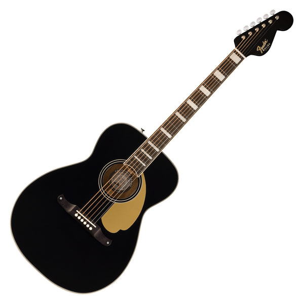 Fender Malibu VIntage Acoustic Electric in Black w/Case - 971022306