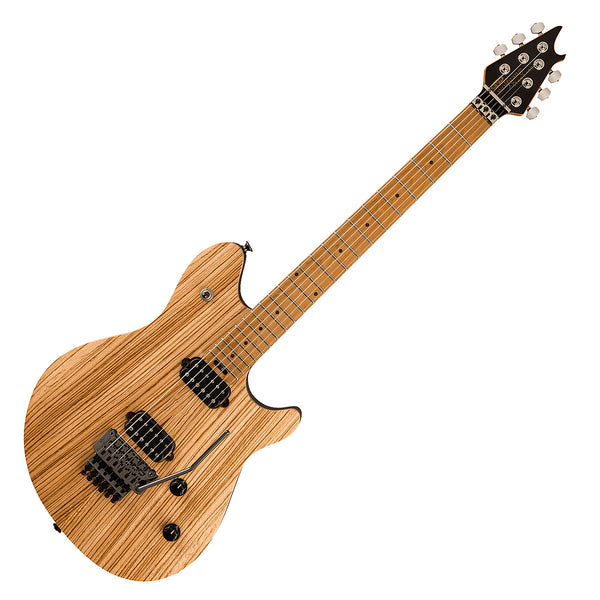 EVH Wolfgang WG Standard Electric Guitar Exotic Zebrawood Baked Maple in Natural - 5107002580
