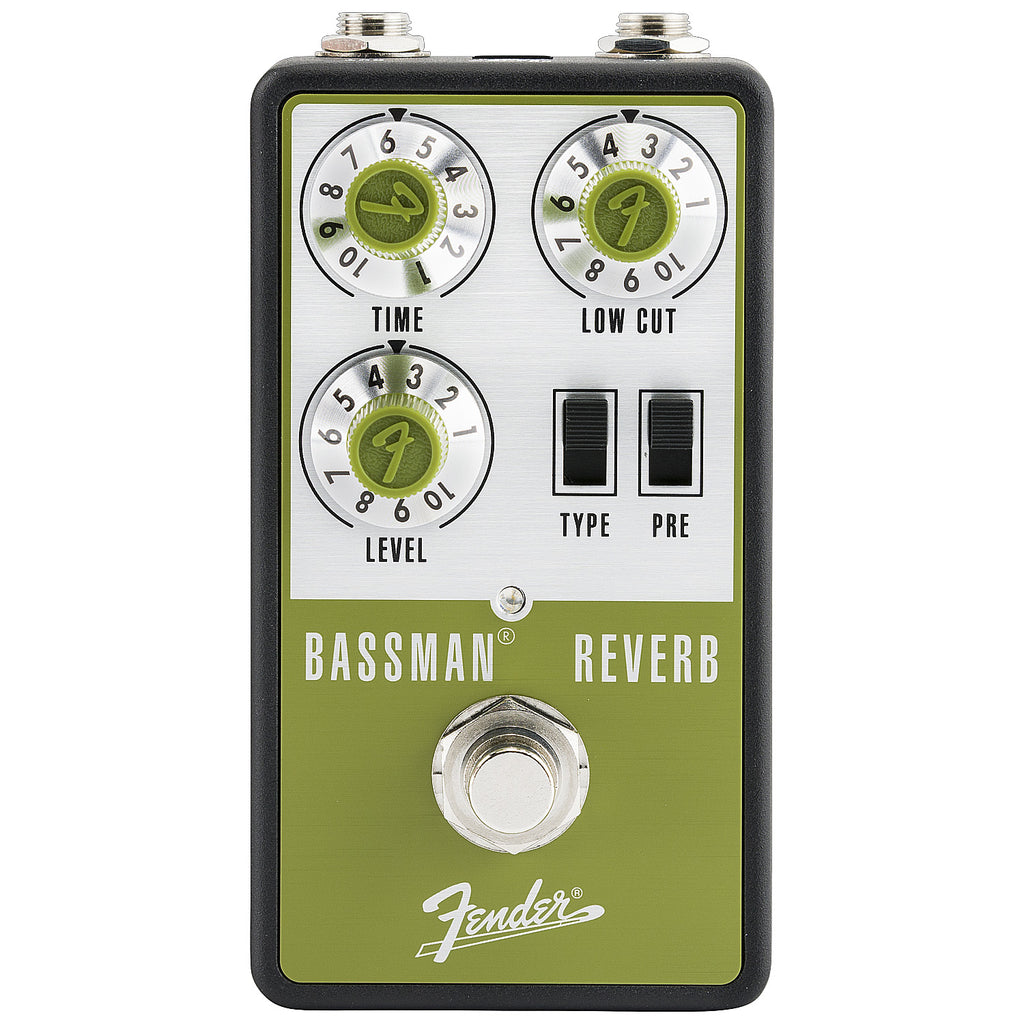 Fender Bassman Reverb Bass Effects Pedal 2 Professional Reverb DSP Algorithms - 0234613000