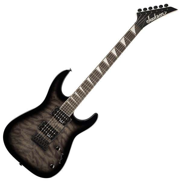 Jackson JS Series Dinky JS20 DKQ 2PT Electric Guitar Amaranth in Transparent Black Burst - 2910211585