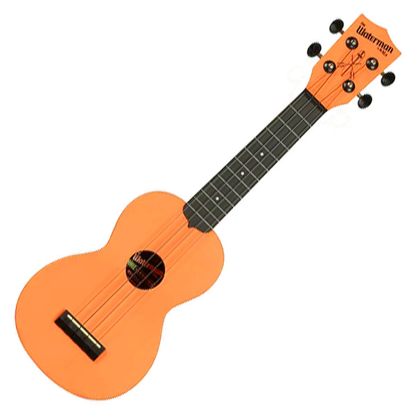 Kala Waterman Soprano Ukulele 100% Recycled in Sunset Orange - KARWMSORS