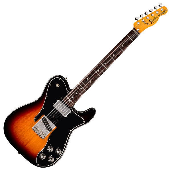 Fender American Vintage II 1977 Telecaster Custom Electric Guitar Rosewood in 3-Color Sunburst w/Case - 0110440800