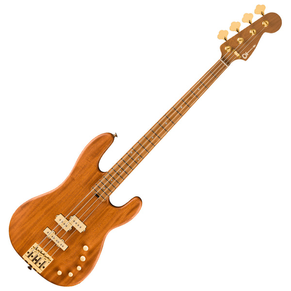 Charvel Pro-Mod San Dimas® Electric Bass PJ IV MAH, Caramelized Maple Fingerboard, Natural Mahogany - 2963078557