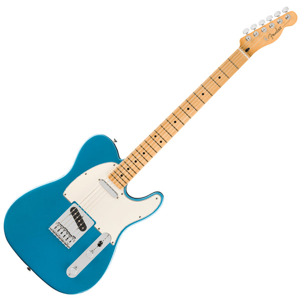 Fender 75th Anniversary Player II Baritone Telecaster Electric Guitar Maple in Lake Placid Blue - 0147112502