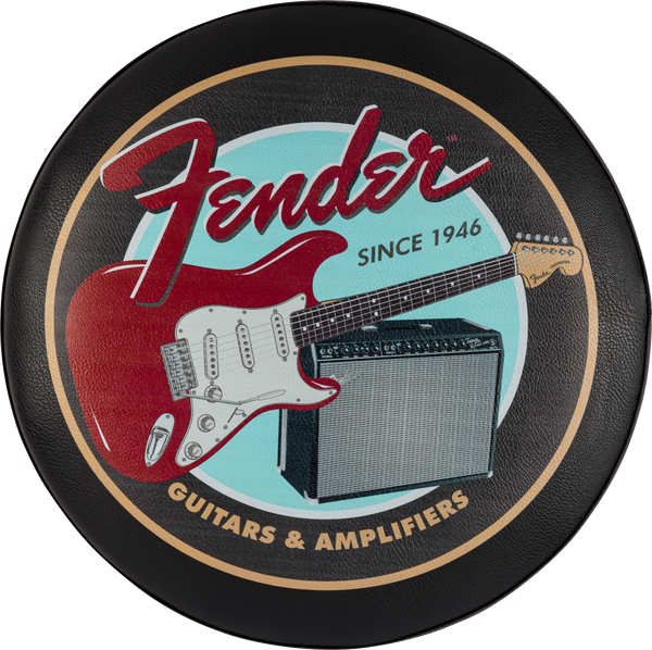 Fender 24" Guitars and Amps Bar Stool - 9192022014
