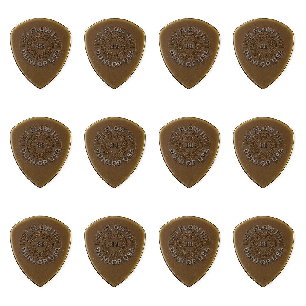 Dunlop Flow Standard Grip Picks .88mm | Pack of 12 - 549R088