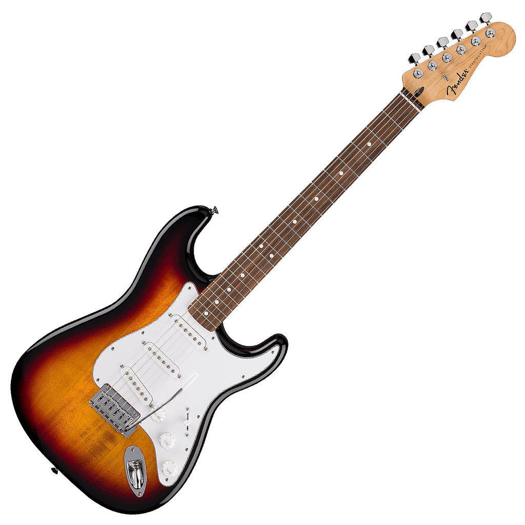 Fender Standard Stratocaster Electric Guitar Laurel White PG in 3 Color Sunburst - 0266240500