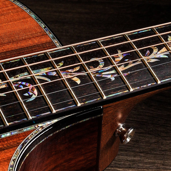 Taylor PS12CE GC 12-Fret V Class Presentation Series Acoustic Electric Blackwood Sinker Redwood w/Deluxe Case - PS12CE12FRET