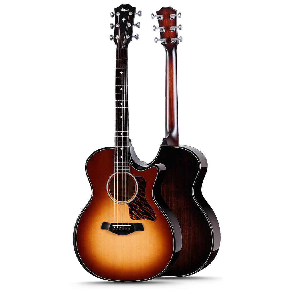 Taylor GA Next Generation Builders Edition Acoustic Electric Mahogany Shamel Ash in Tobacco Kona Burst w/Case - 514CEBEMATKBNG