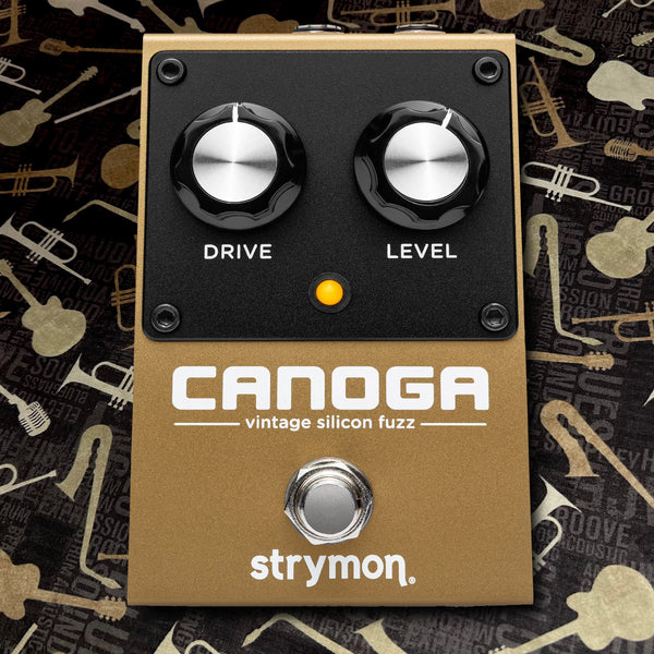 USED SPECIAL! Strymon Canoga Vintage Silicon Two Knob Fuzz Effects Pedal - USDCANOGA