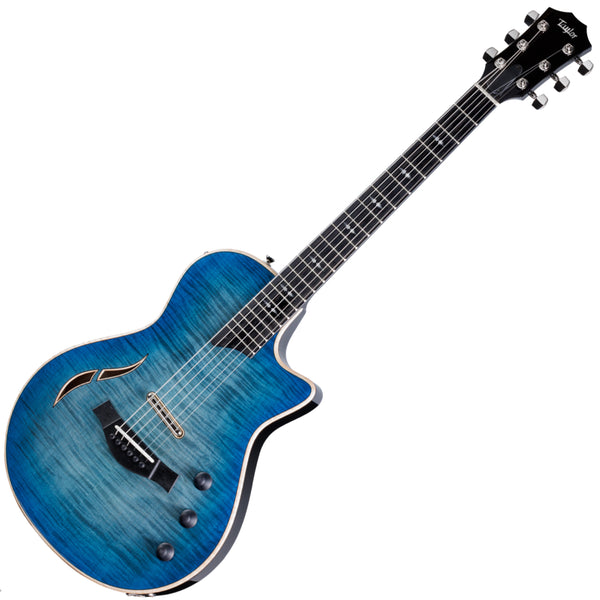 Taylor T5z Pro Hybrid Electric Guitar Integrated Armrest in Harbor Blue w/Hard Case - T5ZPROHB