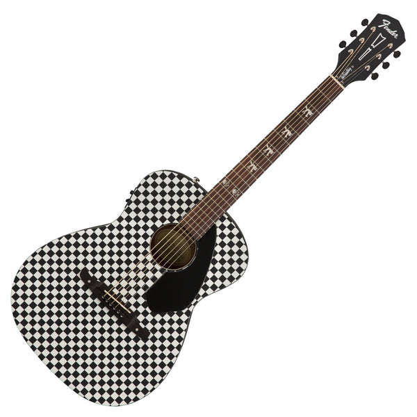 Fender Tim Armstrong Hellcat Acoustic Electric Walnut in Checkerboard -  0971752088