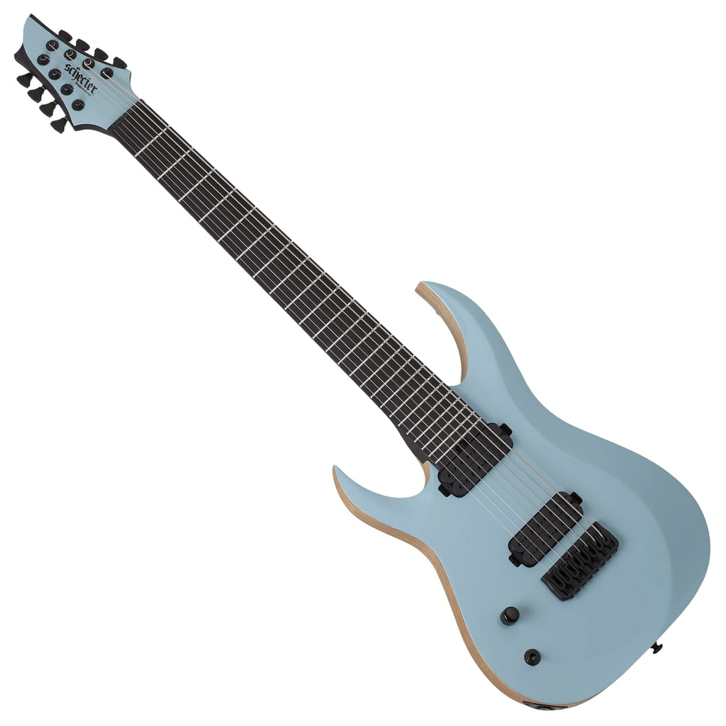 Schecter Left Hand John Browne Tao 8 String Electric Guitar in Azure - 637SHC