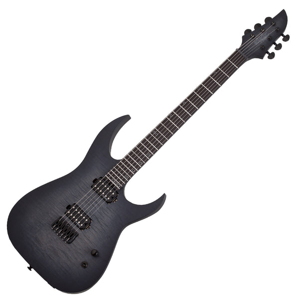 Schecter KM-6 MK-III Legacy Electric Guitar in Transparent Black Burst - 873SHC