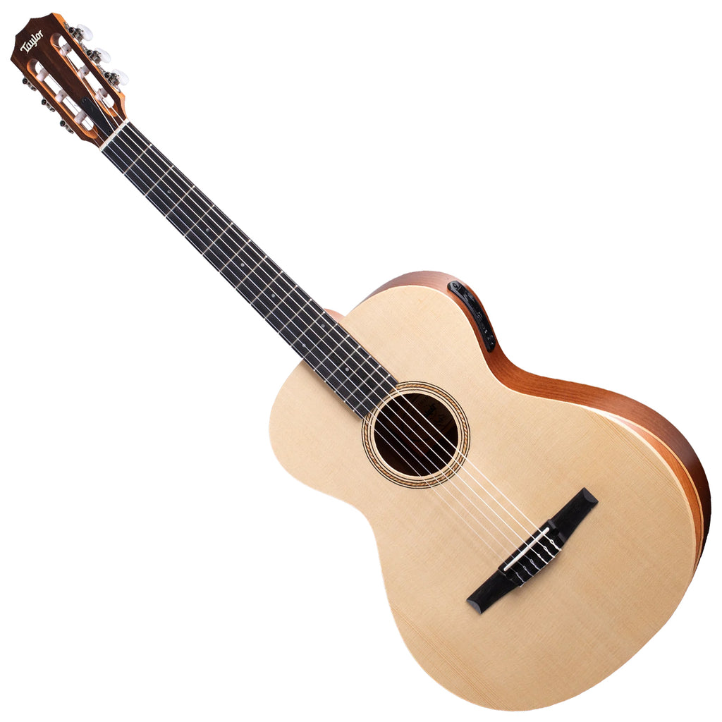 Taylor NOS GC Academy Left Hand Acoustic Electric Nylon String Guitar Sapele Lutz Spruce Top w/Bag - NOSACADMY12ENLH