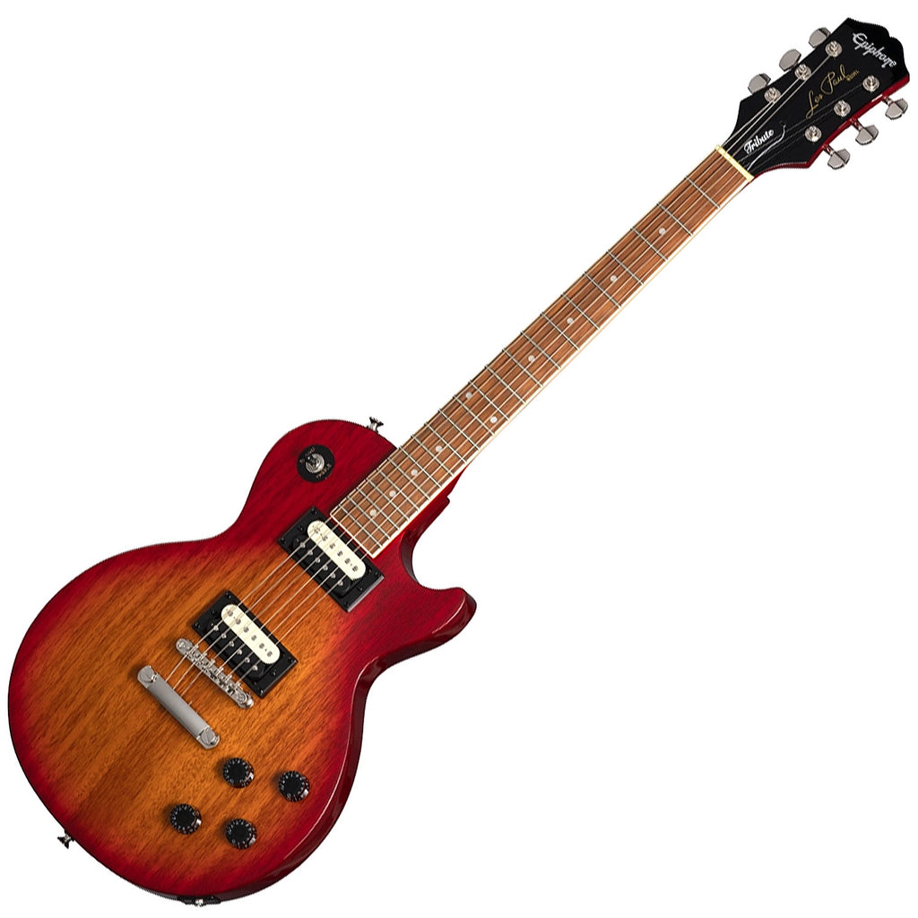 Epiphone Les Paul Tribute E1 Electric Guitar in Heritage Cherry Sunburst - E1LPOHSNH