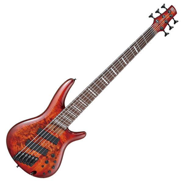 Ibanez SR Bass Workshop 6 String Multiscale Electric Bass in Deep Twilight - SRMS806DTW