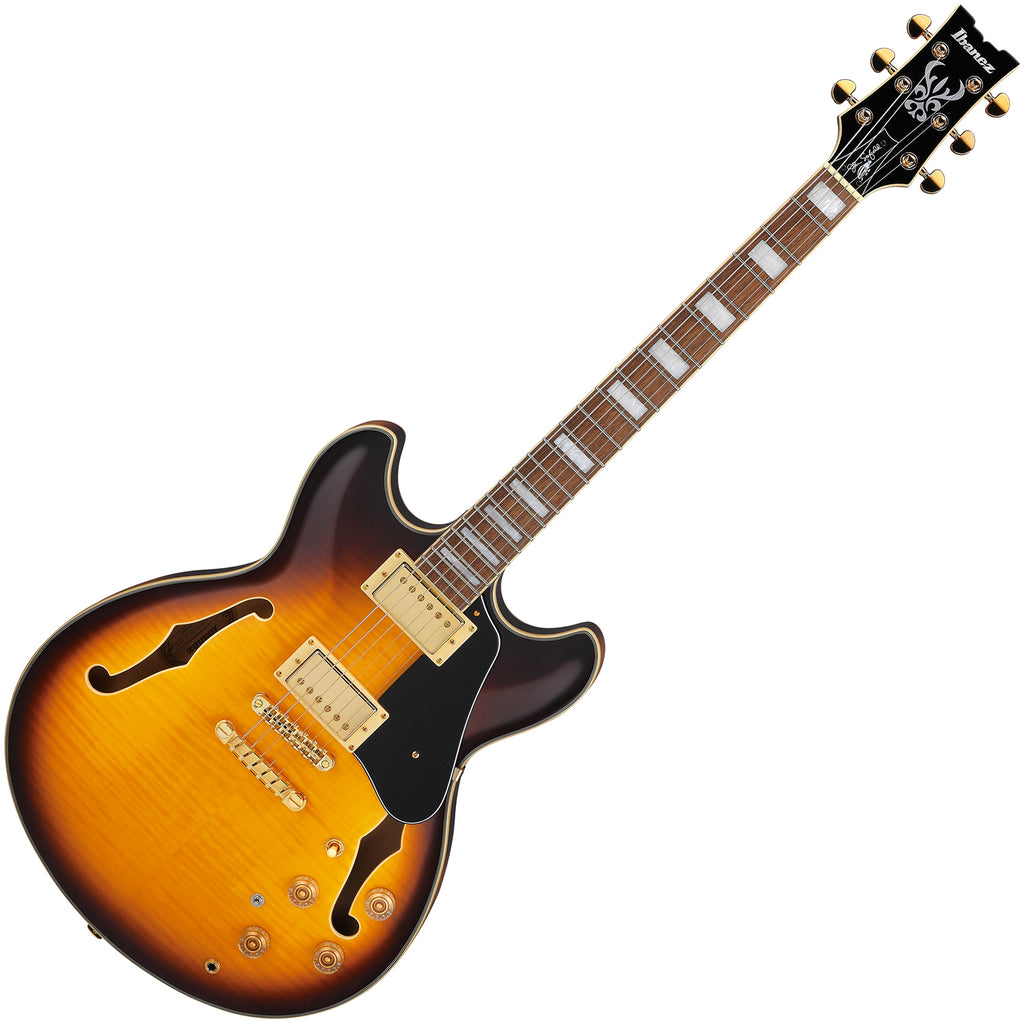 Ibanez John Scofield Signature Electric Guitar in Two-tone Burst w/Bag - JSM10EMTTB